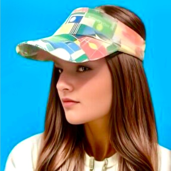 Free People Movement Court Print Baseline Visor main image 5